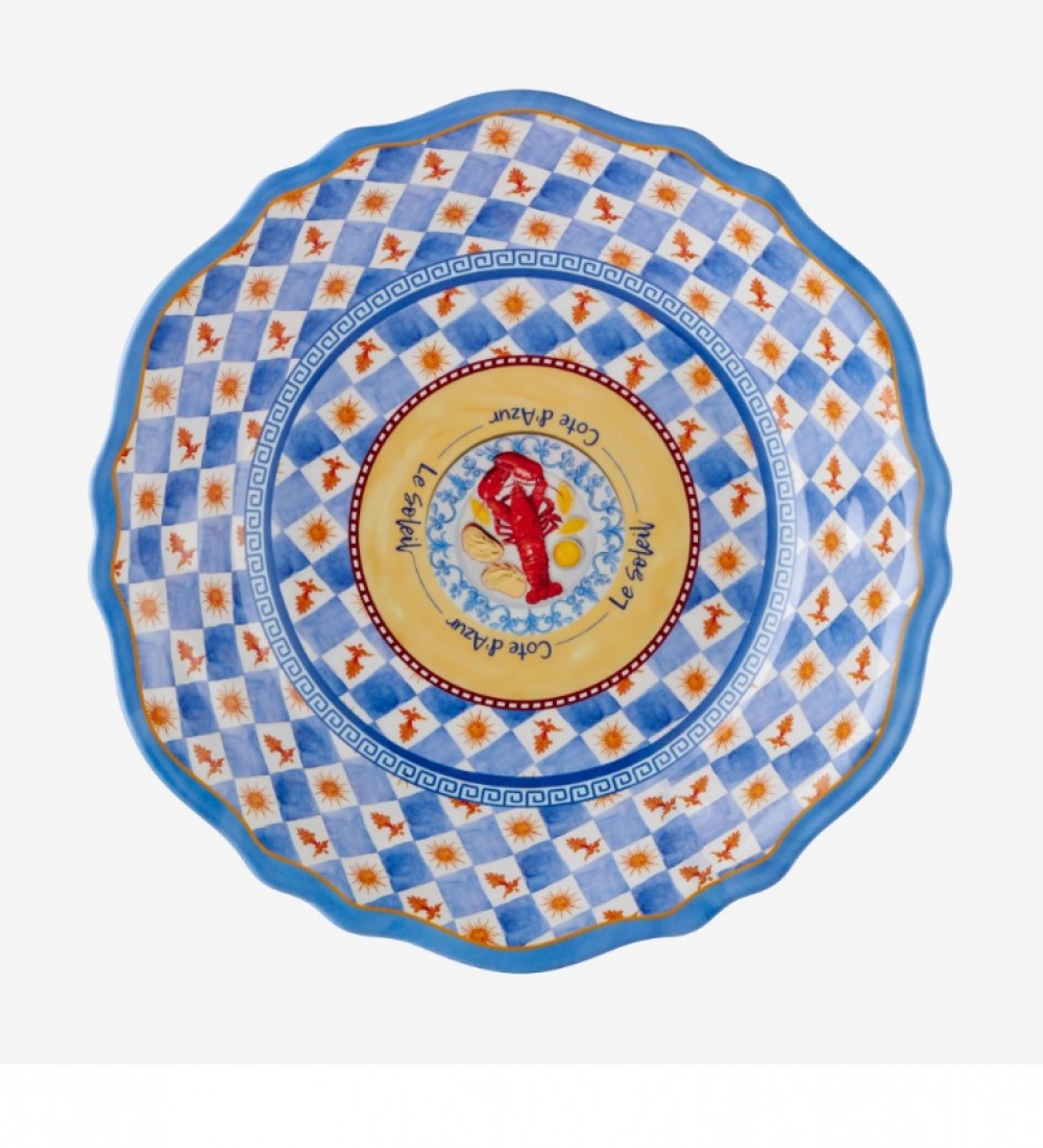 Chiara Alessi Mavi Melamin Servis Kasesi 35 Cm CAMCA2084BL1