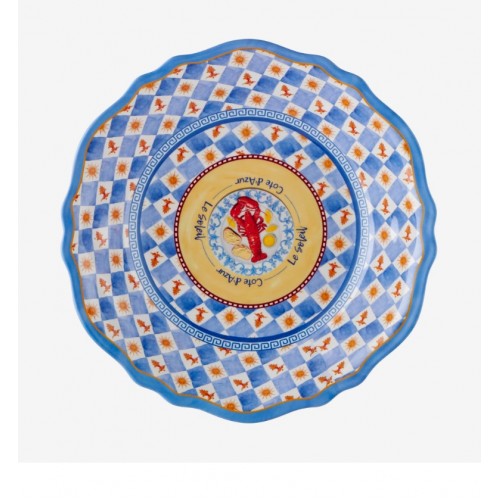 Chiara Alessi Mavi Melamin Servis Kasesi 35 Cm CAMCA2084BL1