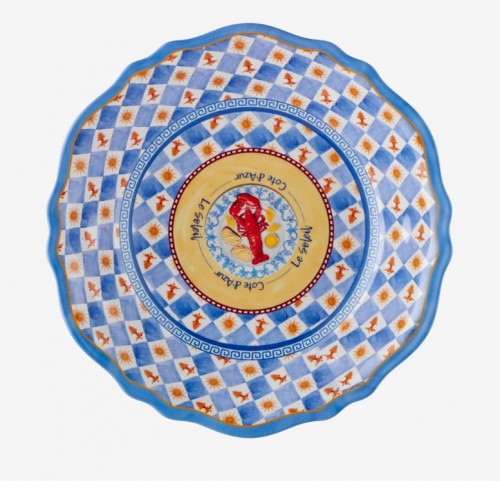 Chiara Alessi Mavi Melamin Servis Kasesi 35 Cm CAMCA2084BL1