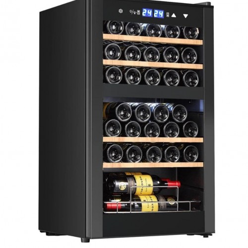 Berfmann Çift Bölmeli Şarap Dolabı ve Soğutucu (34 Şişelik)