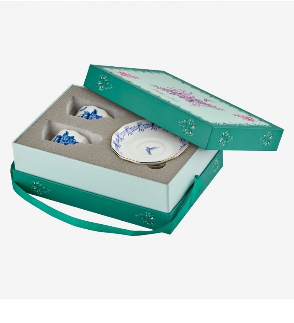 Chiara Alessi Mavi Porselen Kahve Fincan Seti 100 Ml Primavera Collection CAPBC984BL2