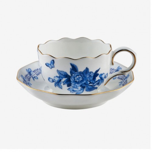 Chiara Alessi Mavi Porselen Kahve Fincan Seti 100 Ml Primavera Collection CAPBC984BL2