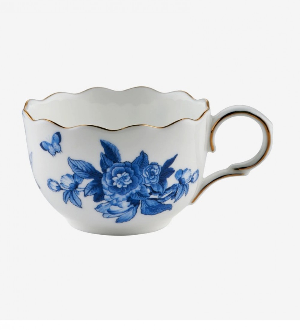 Chiara Alessi Mavi Porselen Kahve Fincan Seti 100 Ml Primavera Collection CAPBC984BL2