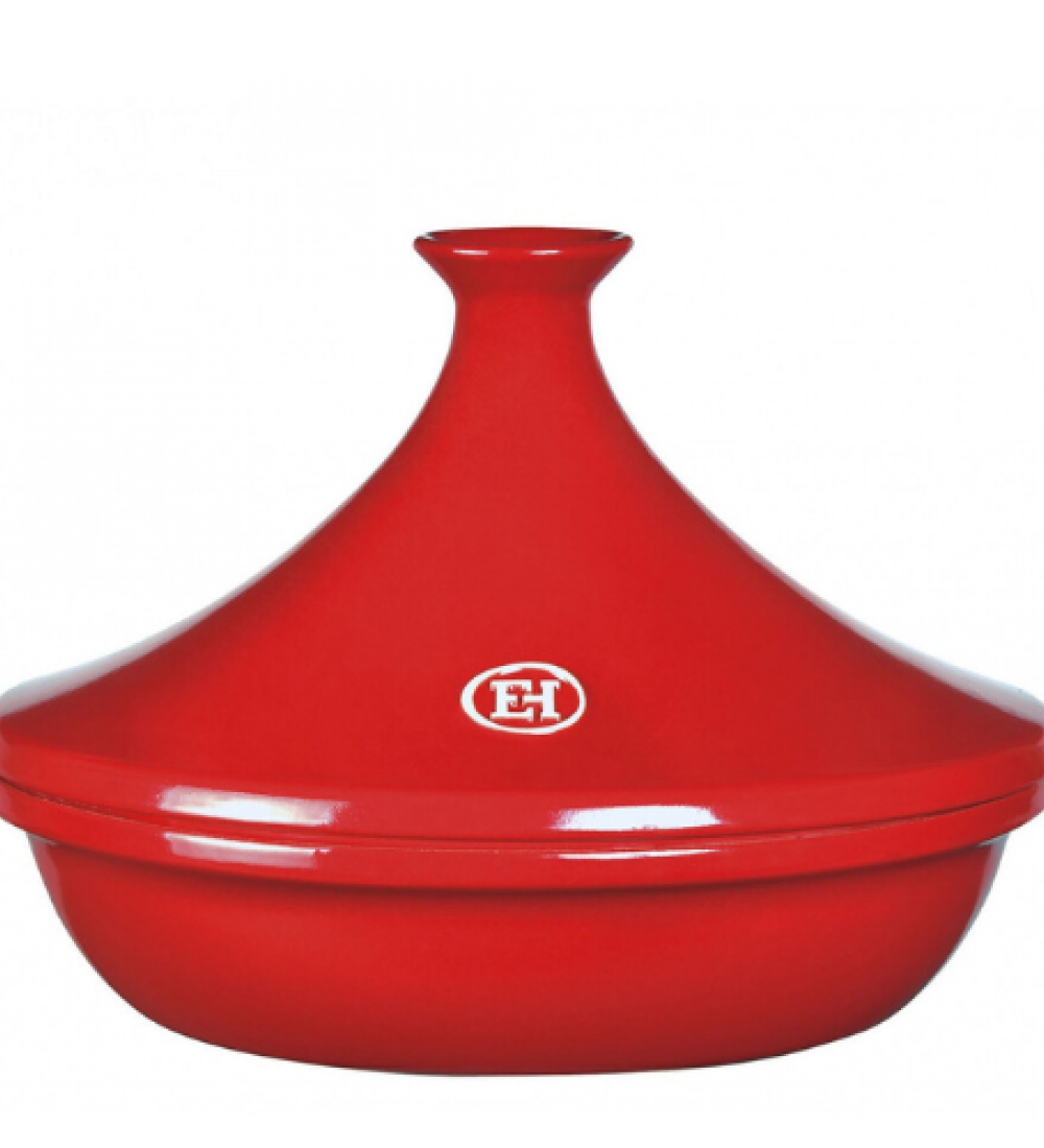 Emile Henry Ateşe Dayanıklı Tajin 32 cm 5 Lt Kırmızı/Burgundy