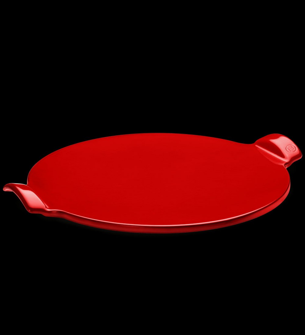Emile Henry Pizza/Fırın Kabı Yuvarlak  40 cm Kırmızı/Burgundy