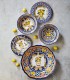 Capri Mavi Limon Buketi Yemek Tabağı 28cm