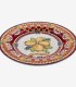 Capri Kırmızı Limon Buketi Tabak 21,5cm