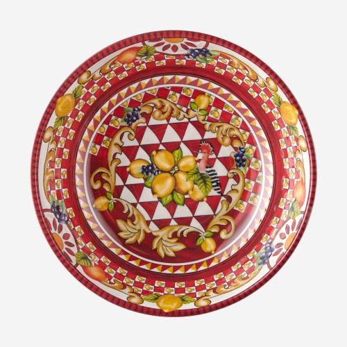 Capri Kırmızı Limon Buketi Kase 20cm