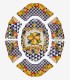 Capri Mavi Limon Buketi Meze Tabağı 7'li Set