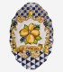 Capri Mavi Limon Buketi Meze Tabağı 7'li Set