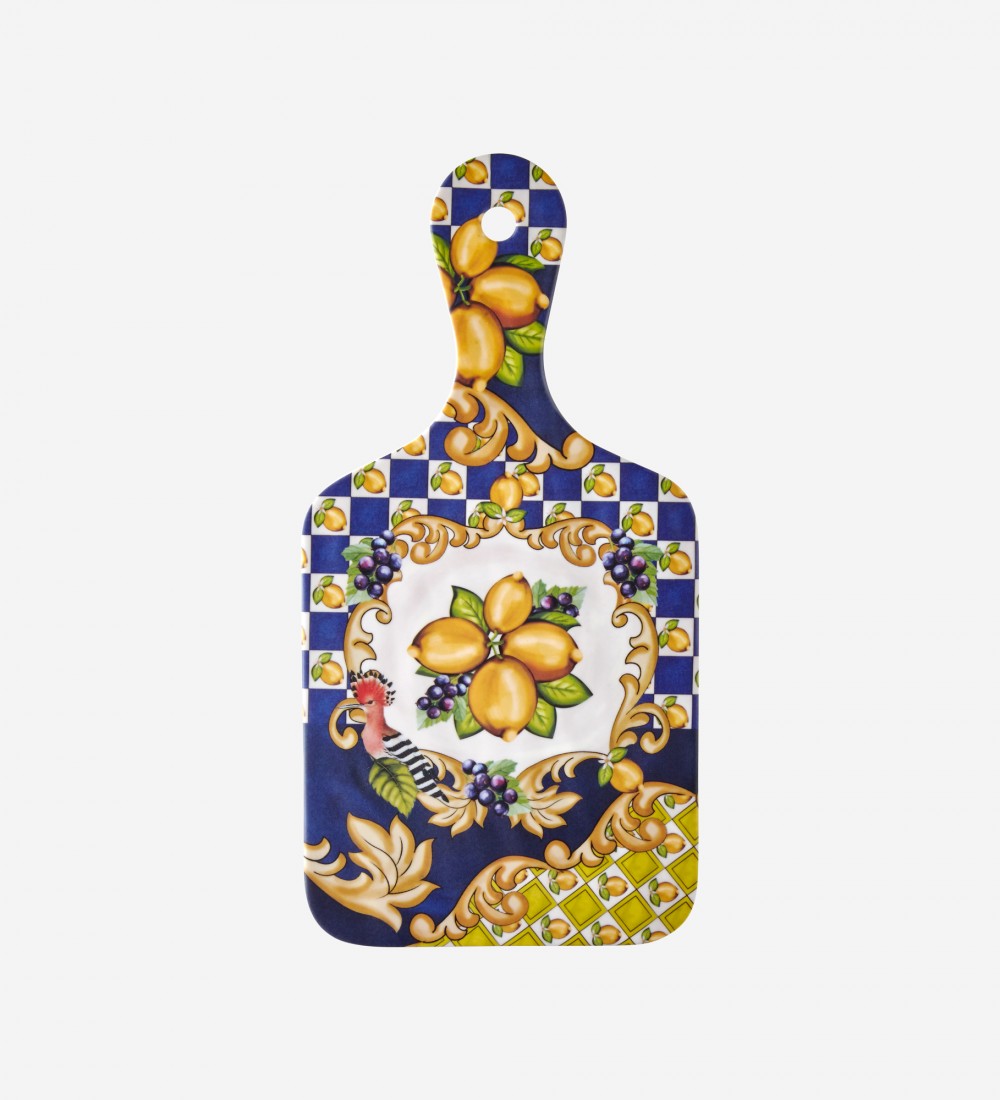 Capri Mavi Limon Buketi Kesme Tahtası 25cm