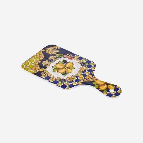 Capri Mavi Limon Buketi Kesme Tahtası 25cm