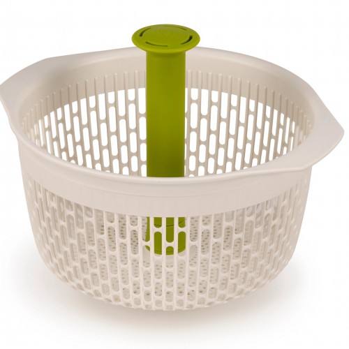 Spindola Salata Kurutucu ve Süzgeç (Beyaz/Yeşil)