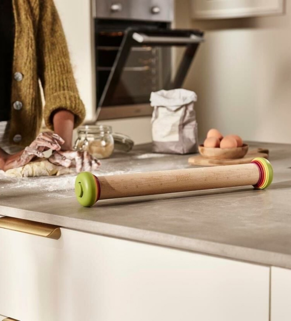 Ayarlanabilir Merdane PrecisionPin Rolling Pin - Çok Renkli