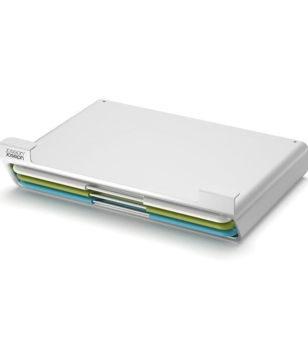 JJ Folio Slim 3-Parça Kesme Tahtası Seti - Renkli