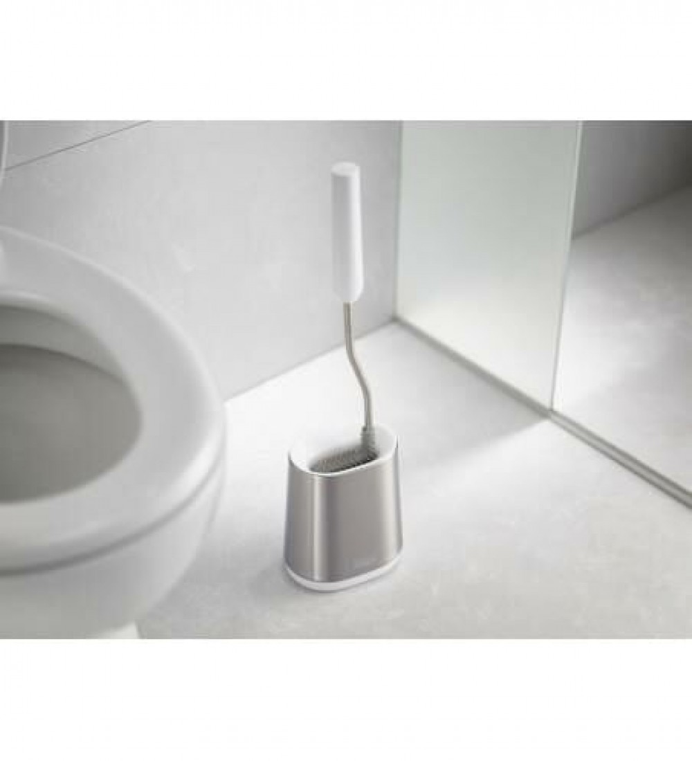Flex Lite Çelik Tuvalet Fırçası - Beyaz