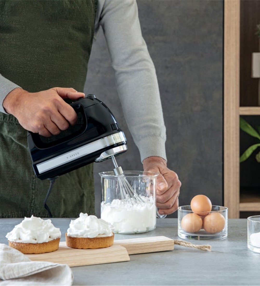 KitchenAid 9 HIZLI EL MİKSERİ 5KHM9212EOB EOB (PARLAK SİYAH)