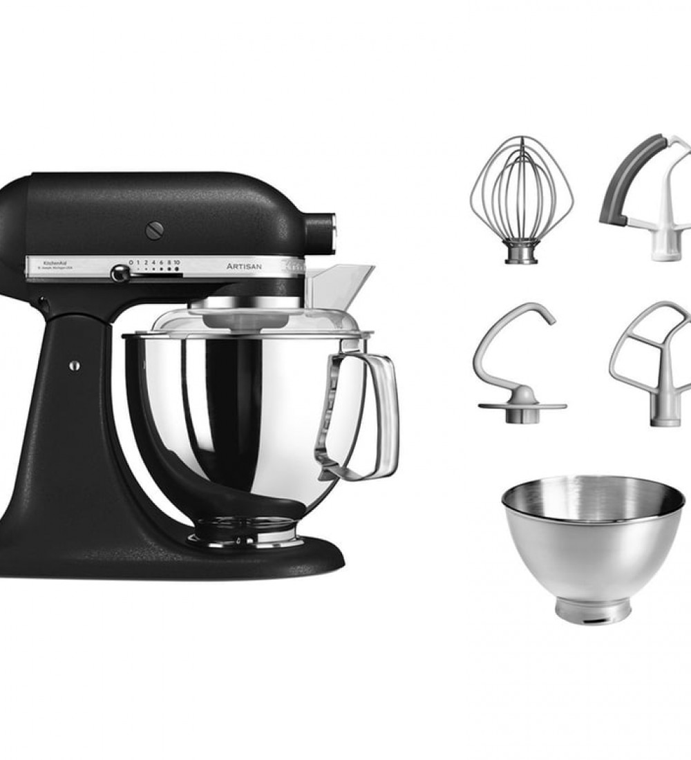 KitchenAid ARTISAN 4.8lt STAND MİKSER 5KSM175PSEBK EBK (DÖKÜM SİYAH)