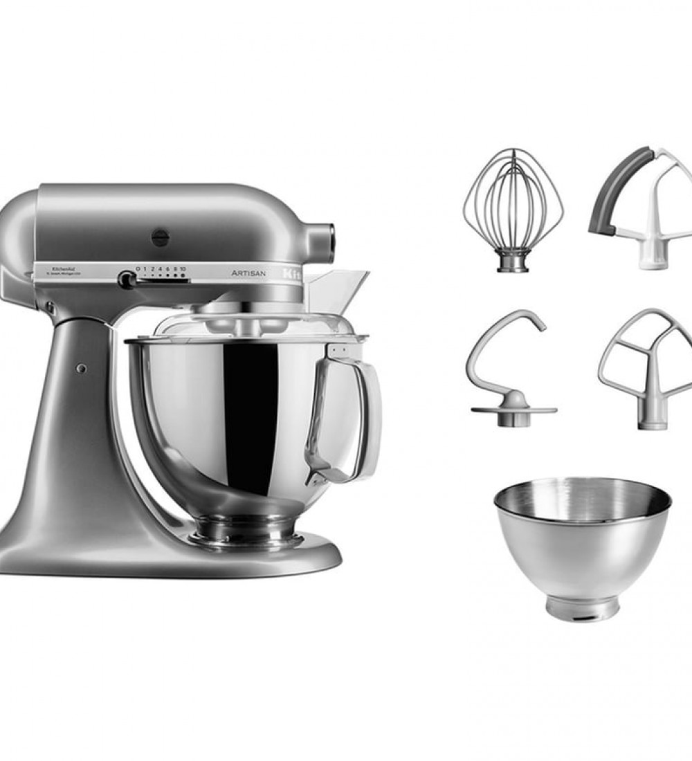 KitchenAid ARTISAN 4.8lt STAND MİKSER 5KSM175PSECU ECU (MAT GÜMÜŞ)