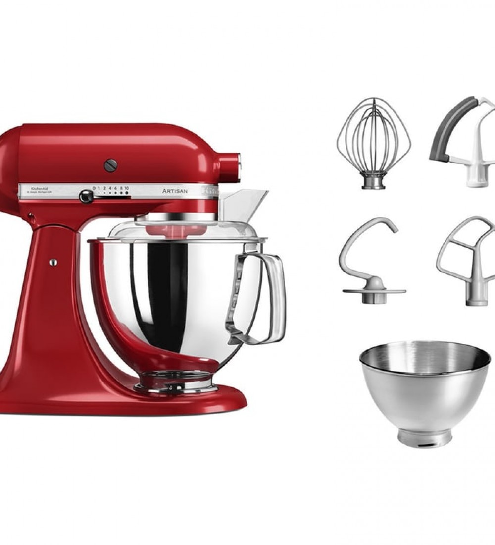 KitchenAid ARTISAN 4.8lt STAND MİKSER 5KSM175PSEER EER (KIRMIZI)