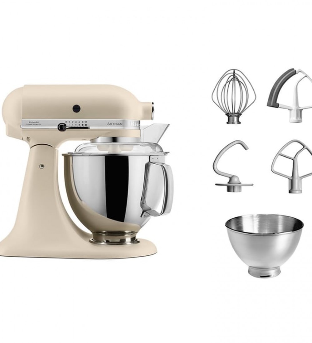 KitchenAid ARTISAN 4.8lt STAND MİKSER 5KSM175PSEFL EFL (MAT KREM)