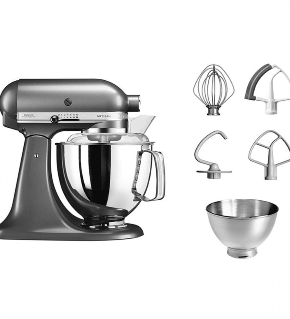 KitchenAid ARTISAN 4.8lt STAND MİKSER 5KSM175PSEMS EMS (GÜMÜŞ)