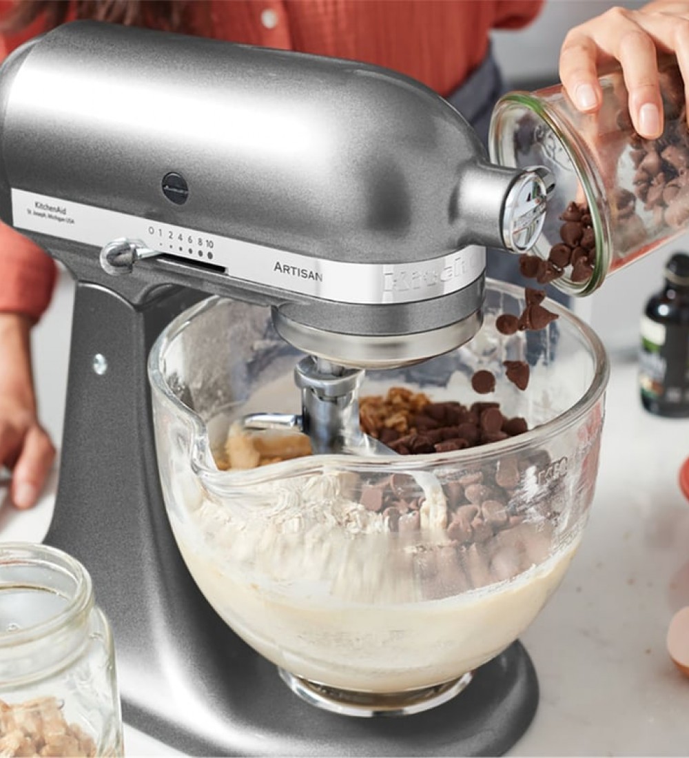KitchenAid ARTISAN 4.8lt STAND MİKSER 5KSM175PSEMS EMS (GÜMÜŞ)