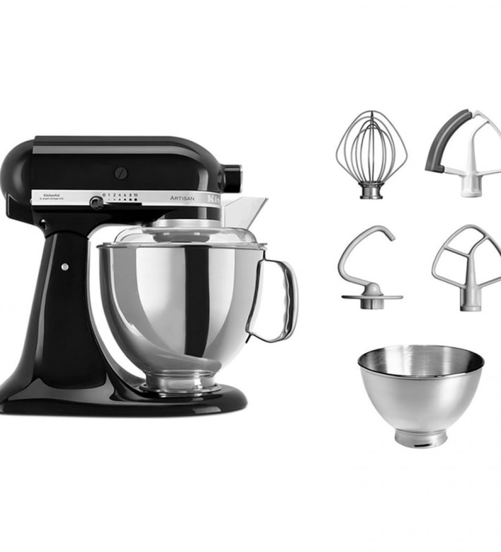 KitchenAid ARTISAN 4.8lt STAND MİKSER 5KSM175PSEOB EOB (PARLAK SİYAH)