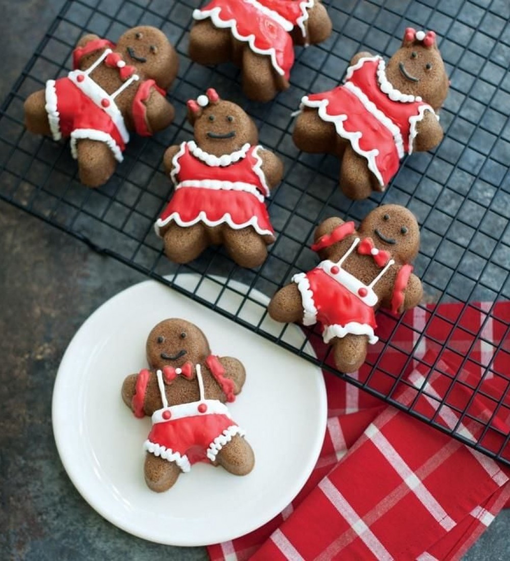 Nordicware Gingerbread Mini Kek Kalıbı
