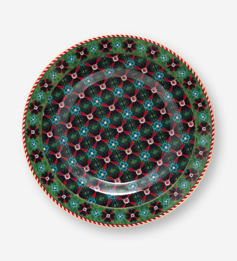 Berry Blues Yeşil Petit Four Tabağı 12 cm