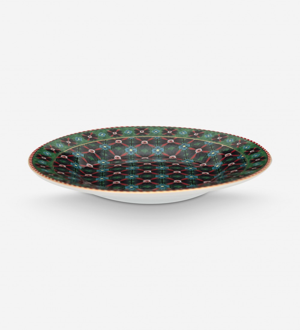 Berry Blues Yeşil Petit Four Tabağı 12 cm