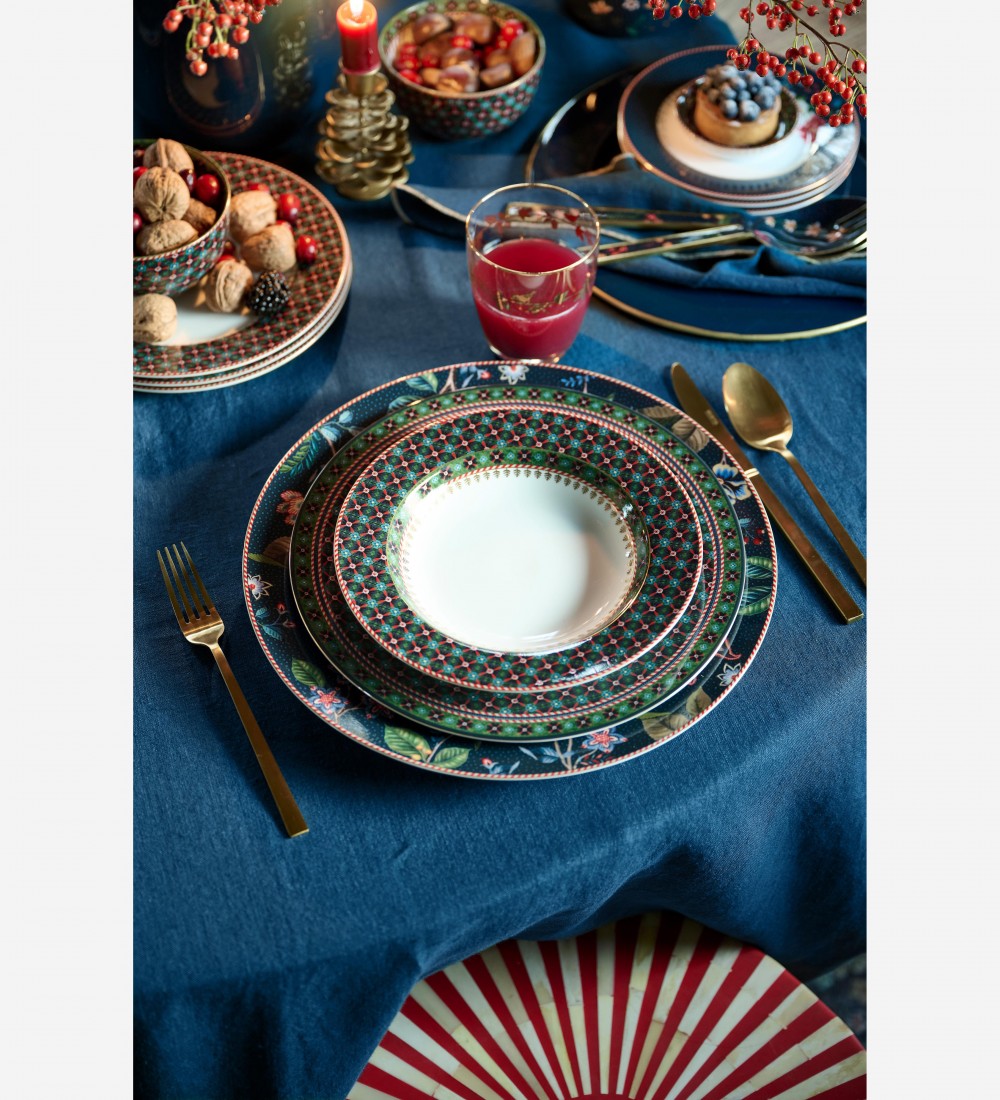 Berry Blues Yeşil Çorba Tabağı 21,5 cm