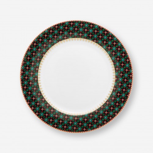 Berry Blues Yeşil Tabak 23 cm