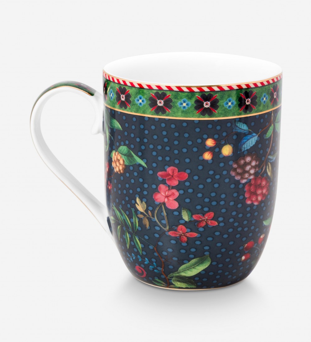 Berry Blues İkili Mavi Küçük Mug Seti 145 ml 