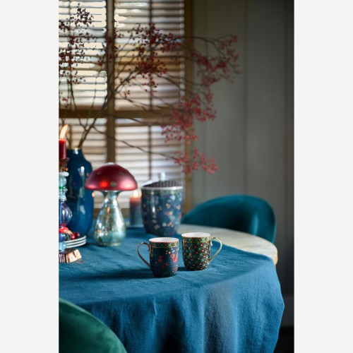 Berry Blues İkili Mavi Küçük Mug Seti 145 ml 