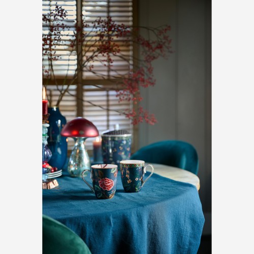 Berry Blues İkili Mavi Büyük Mug Seti 350 ml