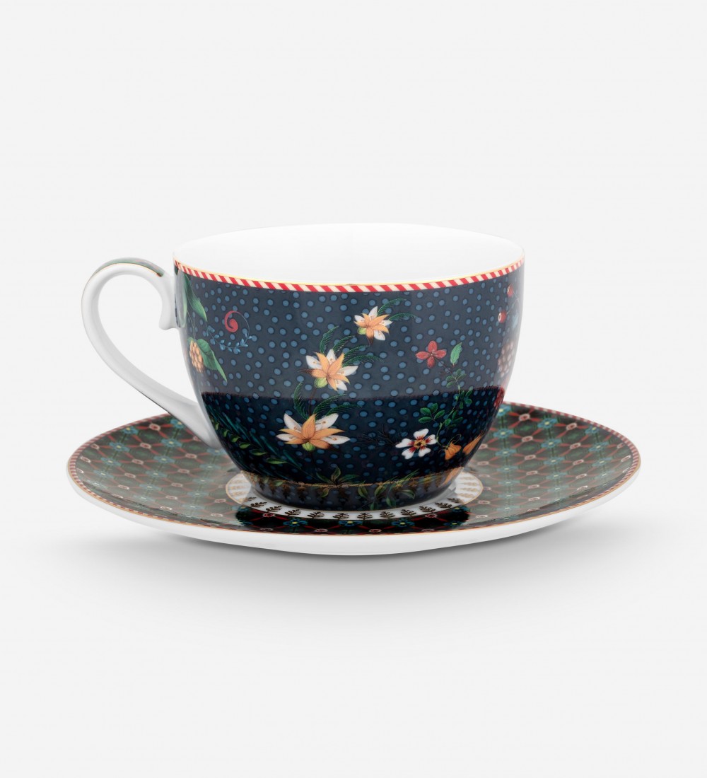 Berry Blues İkili Mavi  Çay Fincanı Seti 280 ml