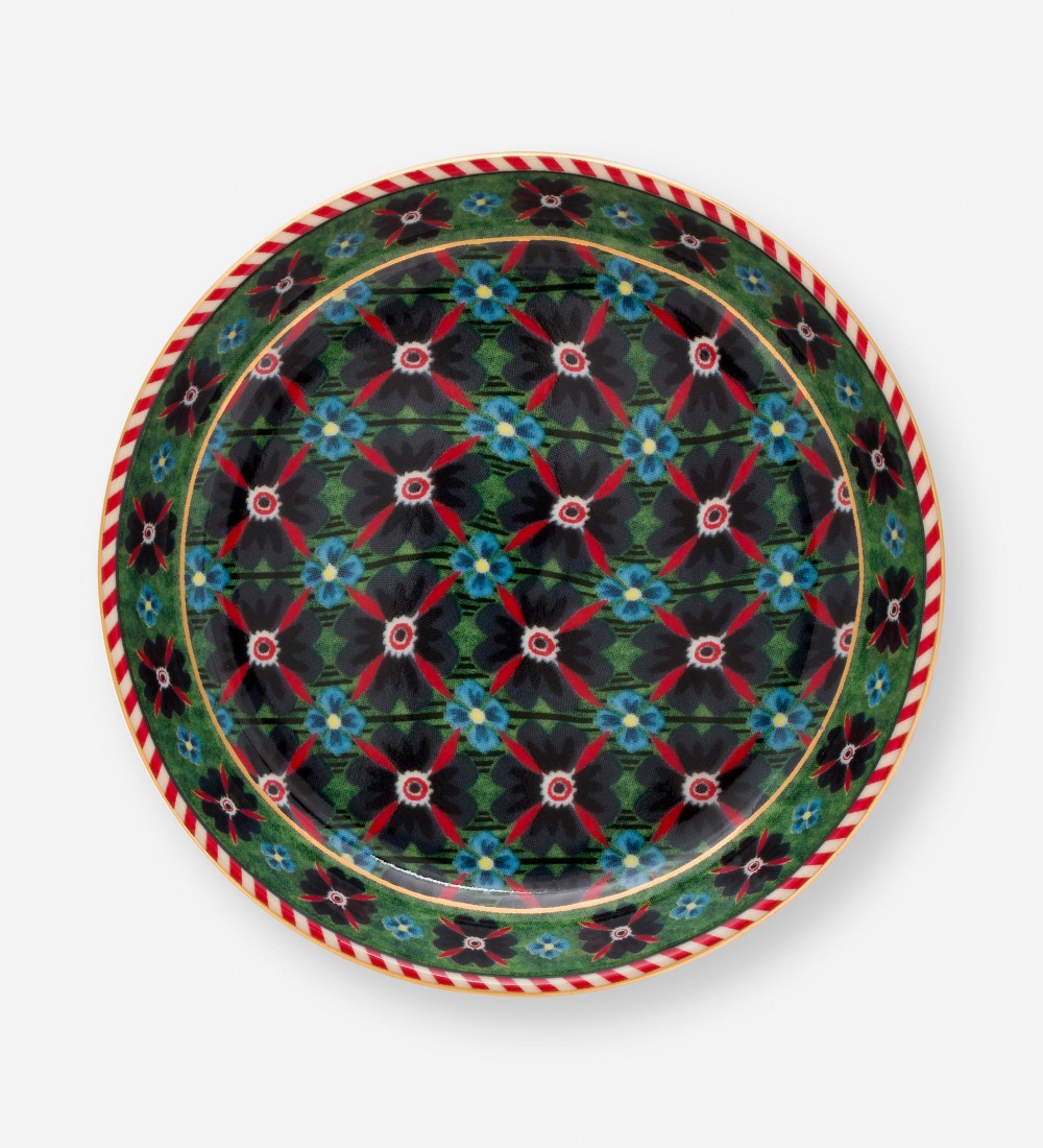 Berry Blues Yeşil Çay Tabağı 9 cm