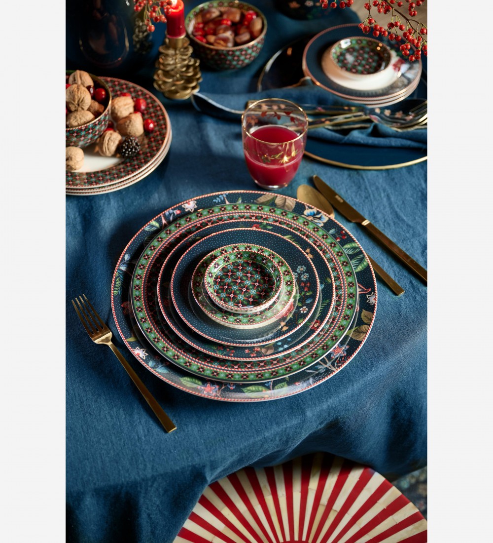 Berry Blues Yeşil Çay Tabağı 9 cm