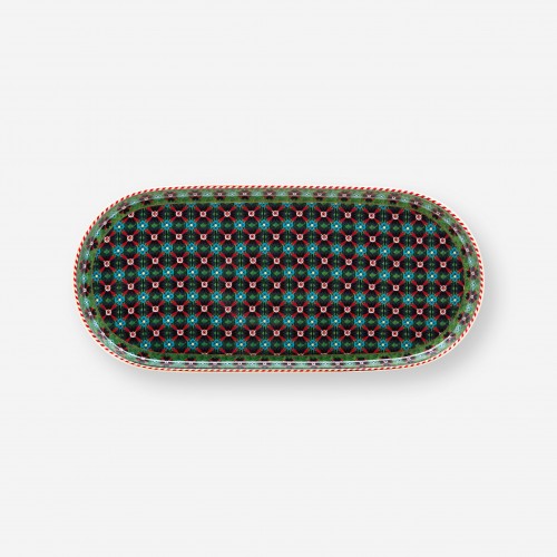 Berry Blues Yeşil Servis Tabağı 25 cm