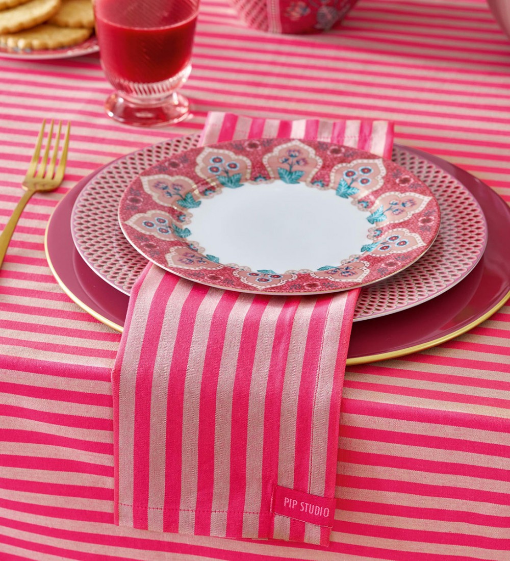 Flower Festival Kırmızı Tabak 21cm