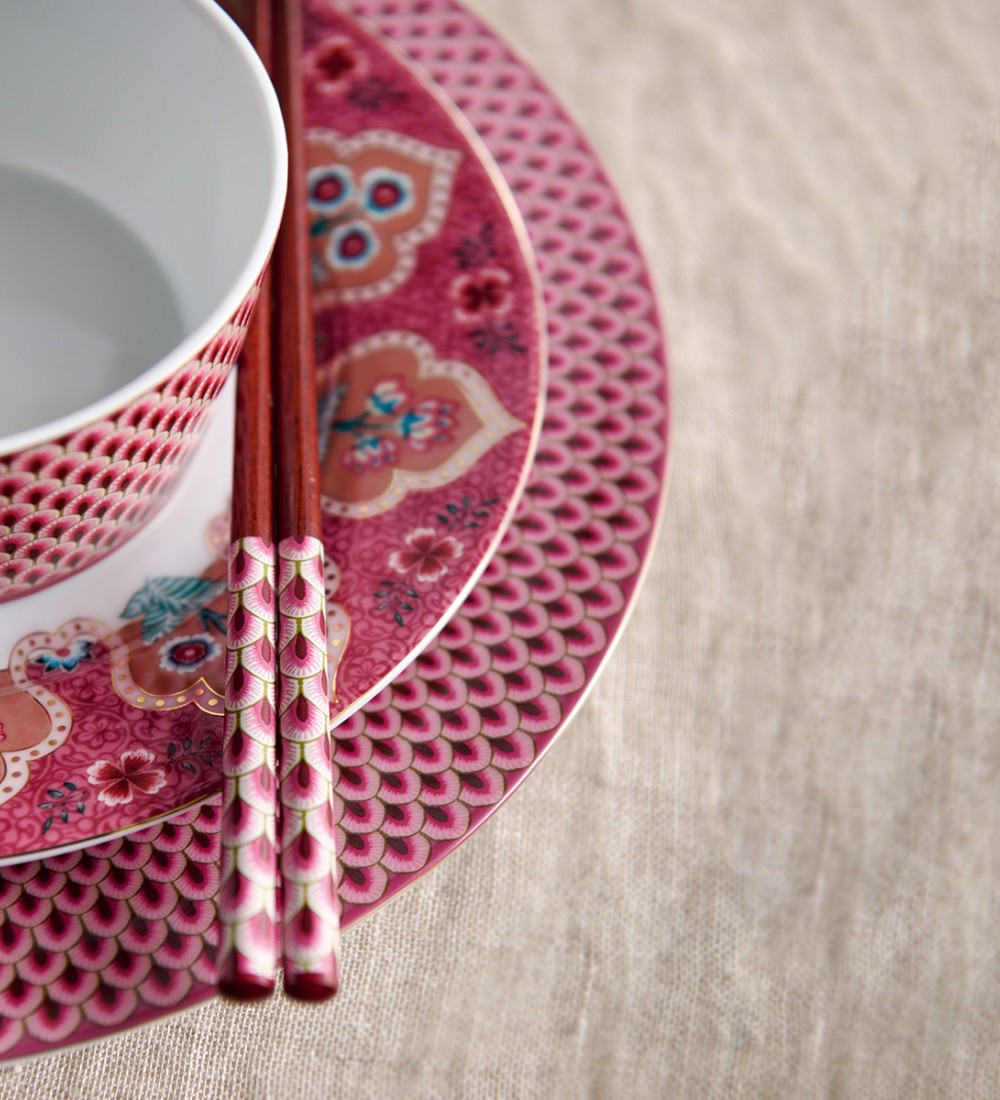 Flower Festival Kırmızı Tabak 21cm