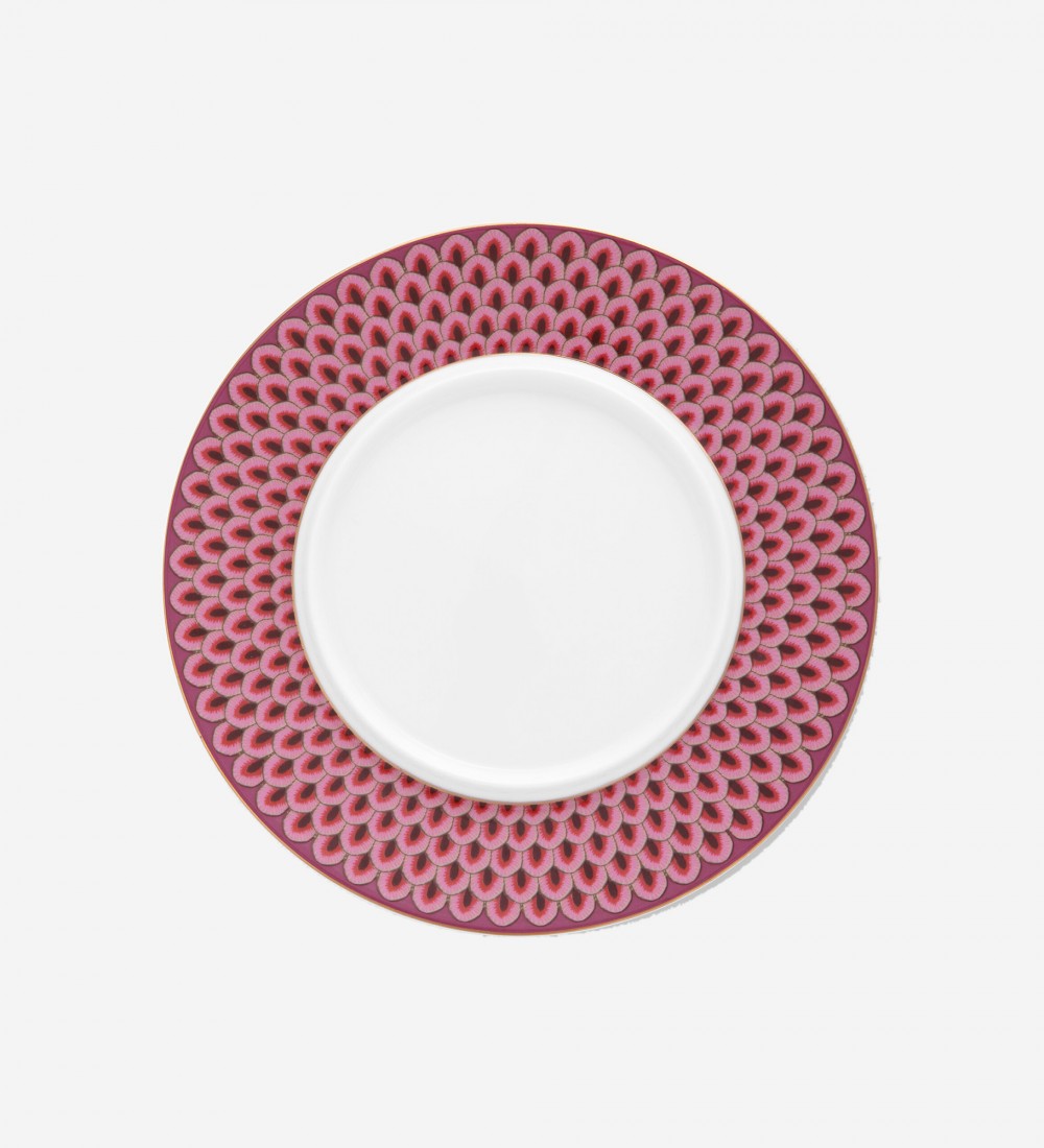 Flower Festival Kırmızı Yuvarlak Tereyağlık  Ø 17 cm