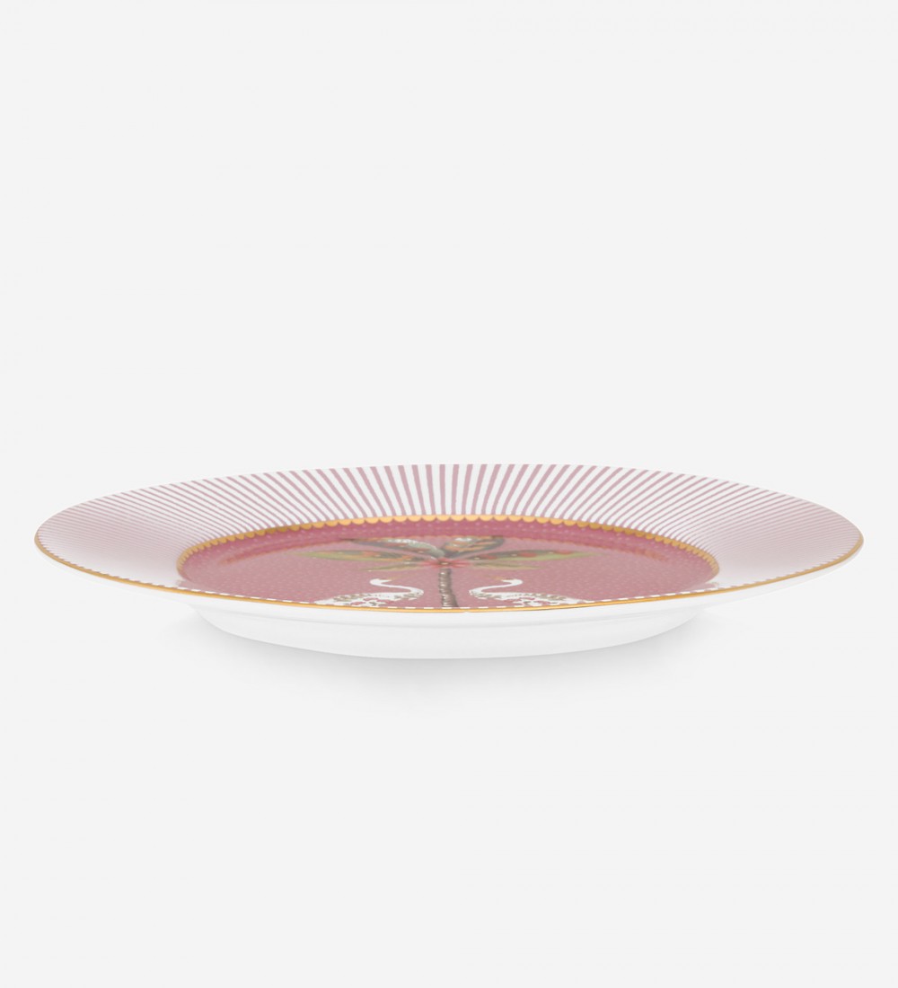 La Majorelle Pembe Kuşlu Tabak 17 cm 