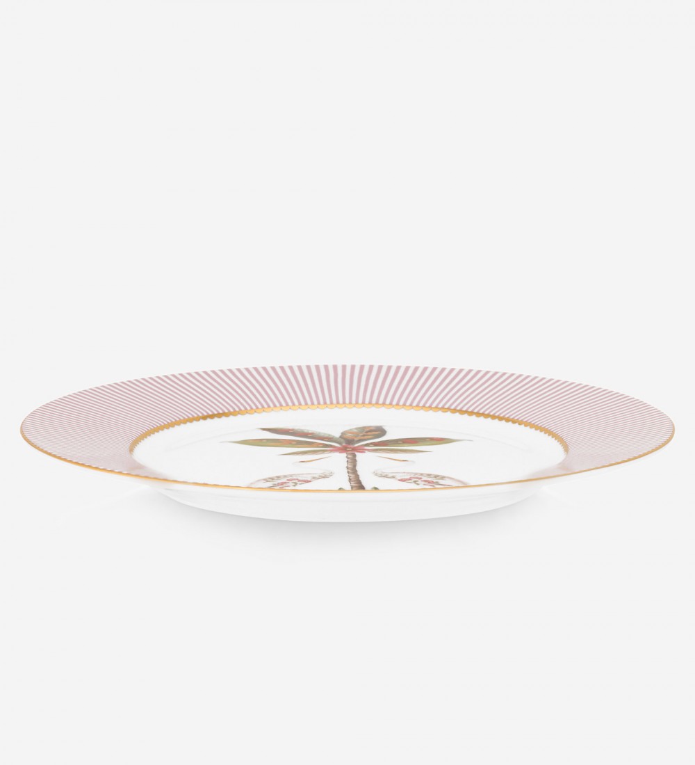 La Majorelle Pembe Kuşlu Tabak 21 cm 