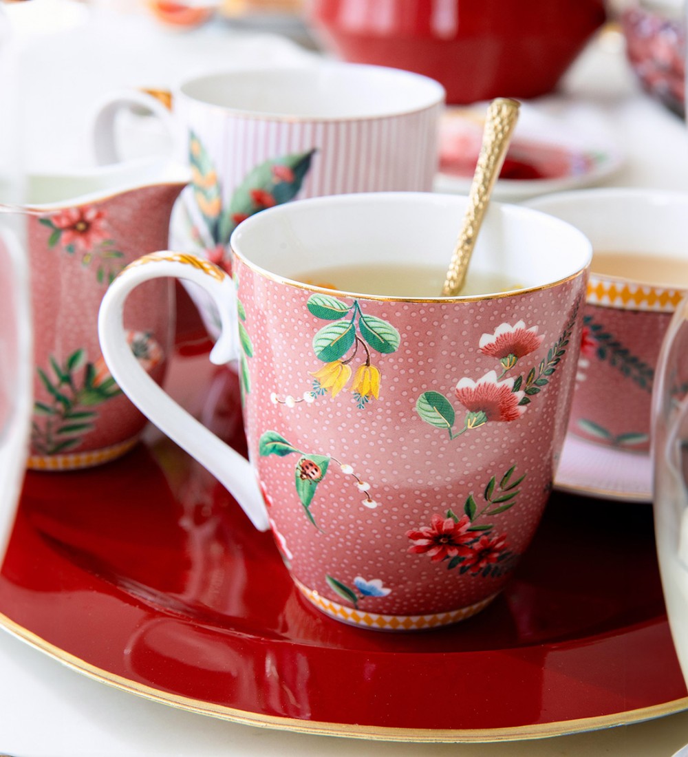 La Majorelle İkili Pembe Büyük Mug Seti 350 ml. 