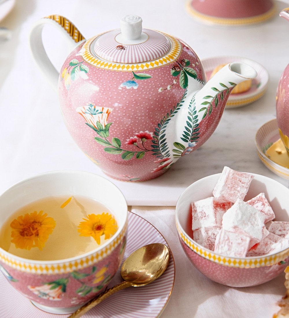 La Majorelle İkili Pembe Çay Fincanı Seti 280 ml. 