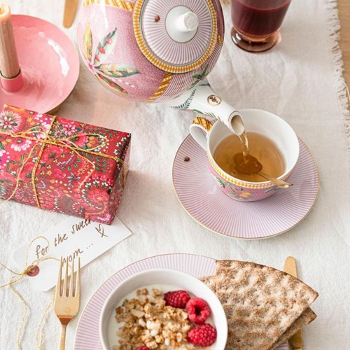 La Majorelle İkili Pembe Çay Fincanı Seti 280 ml. 