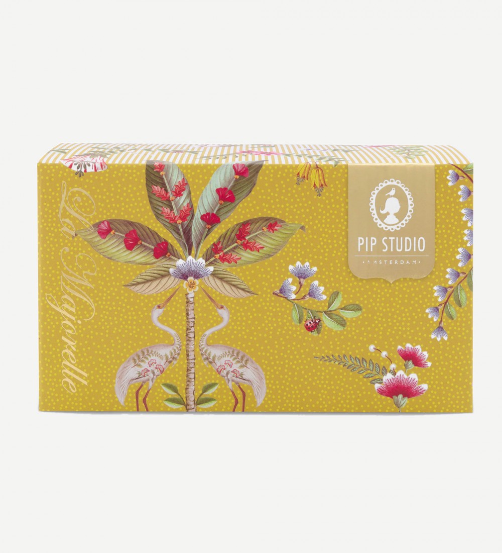 La Majorelle İkili Sarı Kahve Fincanı Seti 120 ml. 