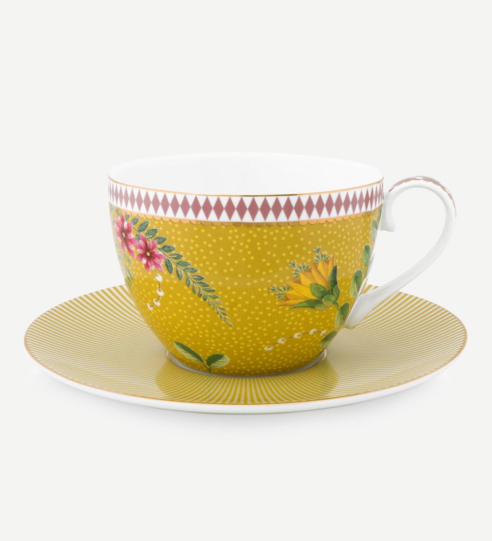 La Majorelle İkili Sarı Çay Fincanı Seti 280 ml.